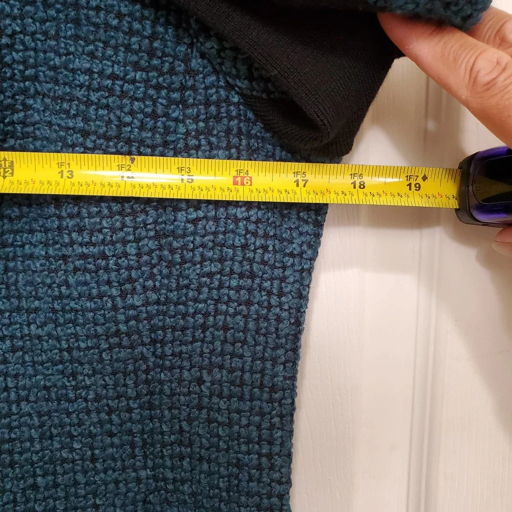 AKRIS PUNTO Emerald Green/Black Textured Buttoned Wool Blend Blazer sz US 8 - Picture 9 of 10